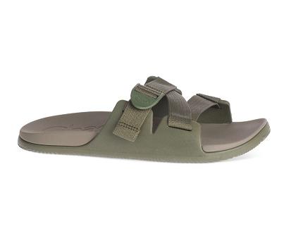 Slide Chaco Hombre Chillos Verde España QSVG01397